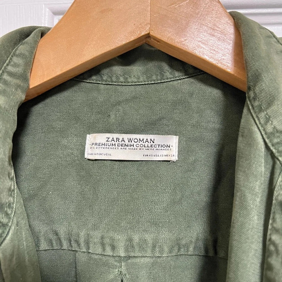 Zara Denim pocket Shirt Size XS - Picture 4 of 7